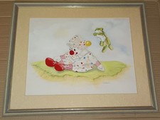 A Framed Watercolour Of A