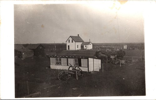 Rppc postcard canada homestead - rppc,