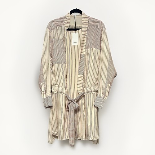 Reiss alba striped belted - striped,