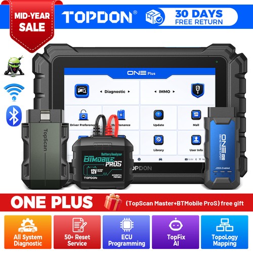2026 topdon one plus j2534 - 2026, ecu