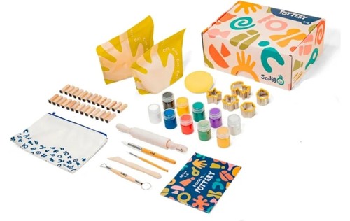 Kids pottery kit sculpd - pottery,