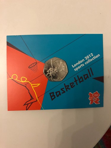 Basketball 50p carded olympic - 50p,