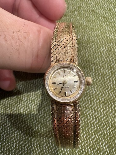 Genuine 9ct gold omega - omega, vintage