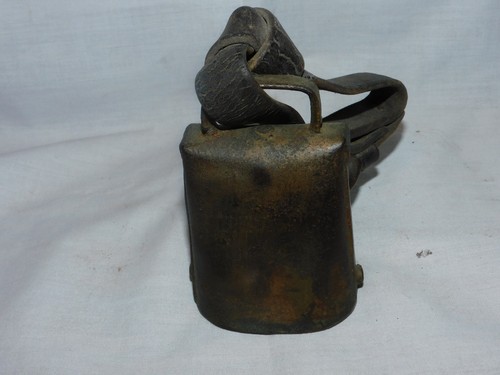 Antique animal cow bell with - antique,