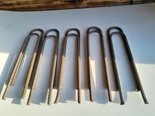 10NO TRAMPOLINE ANCHORS TENT PEGS REBAR STAKES 300MM x 12MM