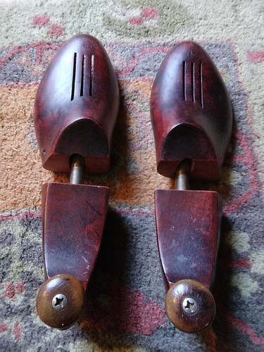 Vintage wooden shoe - wooden, trees