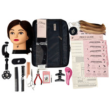 Nano Ring Hair Extensions Starter Kit with Training Manual – Learn at Home