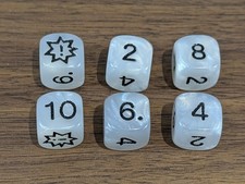 Warhammer Misfire Scatter D6 Dice Set Artillery Wargaming DND TTRPG Die
