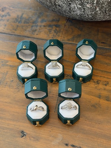 Gold diamond cluster - gold,