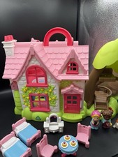 ELC Happyland Cherry Lane Cottage House Playset With Toy Figures