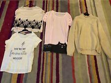 Ladies' Medium Clothes Job Lot - Vest Green Grizas Sahara White Paraphrase Top