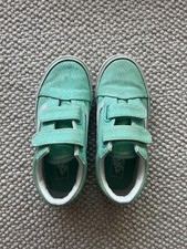 Vans Old Skool V Glitter Girls Toddler in Turquoise UK 13.5 US 1
