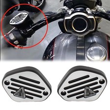 2PC Black Chrome Brake Oil