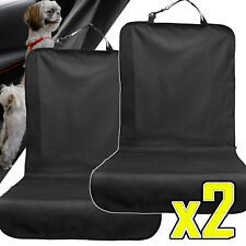 Pair Car Front Seat Cover Pet Dog Protector Non-slip Waterproof Cushion Mat Auto