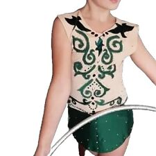 Rhythmic Gymnastics Leotard Costume Age 10 11 12 Pastorelli Shoes Socks