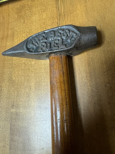 Antique coal pick hammer with - antique,