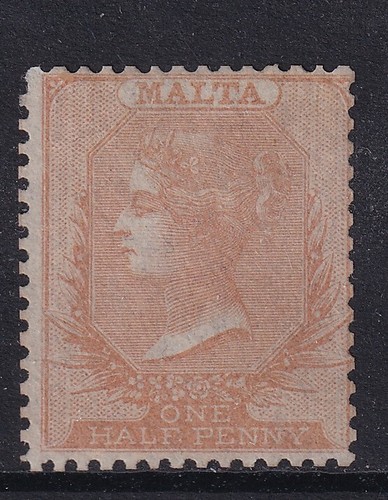 Malta 1861 brown orange - malta, brown-orange