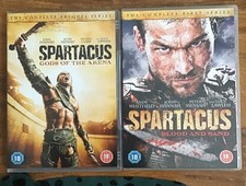 Spartacus DVD Blood and Sand Series 1 & Gods Of The Arena Prequel Complete VG+