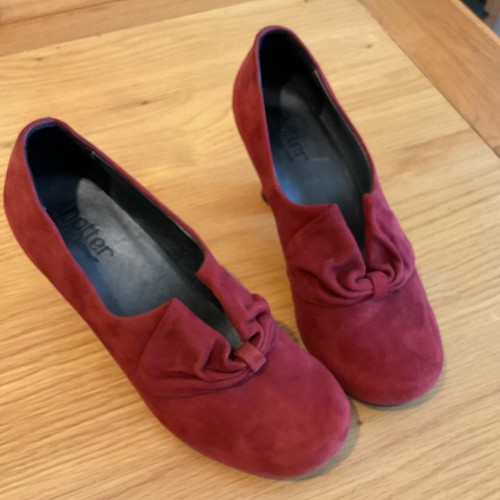 Hotter donna red - red, court
