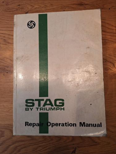 Triumph stag repair operation - triumph,