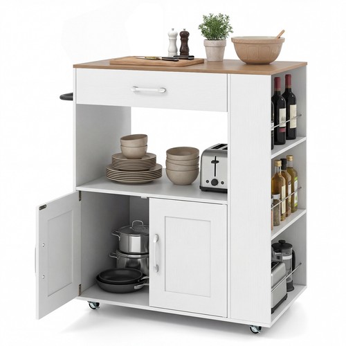 Kitchen island cart with - cart,