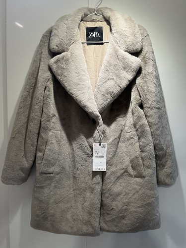 Zara taupe faux - taupe, coat