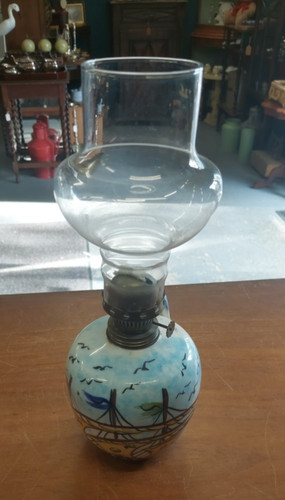 Poole pottery nautical oil - pottery,