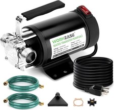 230V 1/10HP Electric Water Pump with Switch 6ft Water Hoses Kit, Water Pump