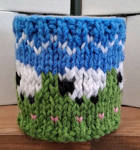 Hand knitted multi - hand,
