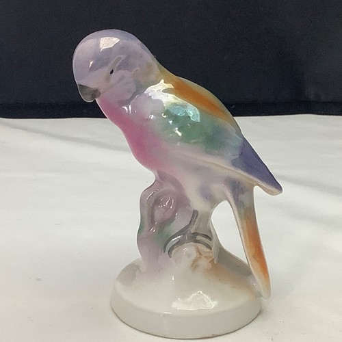 Vintage lustreware parakeet - lustreware,