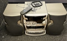 Kenwood XD-552 HiFi Stereo System Speakers 3CD Cassette Radio