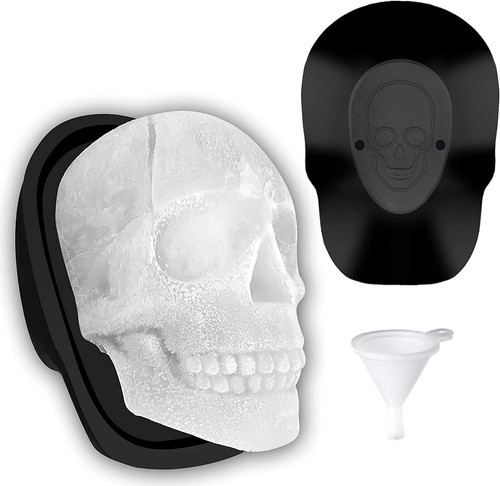 Extra large skull ice - skull, cube