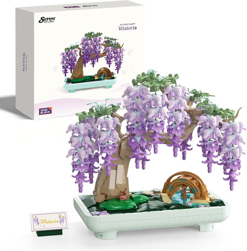Wise block wisteria bonsai - block,