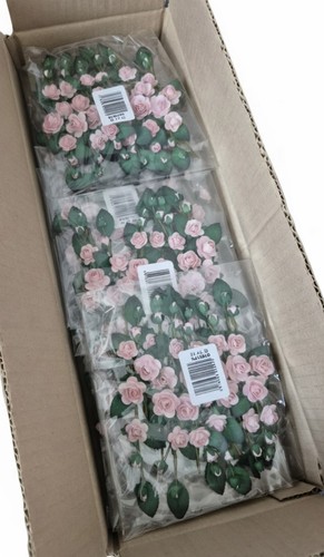 144 miniature pink paper - 144,