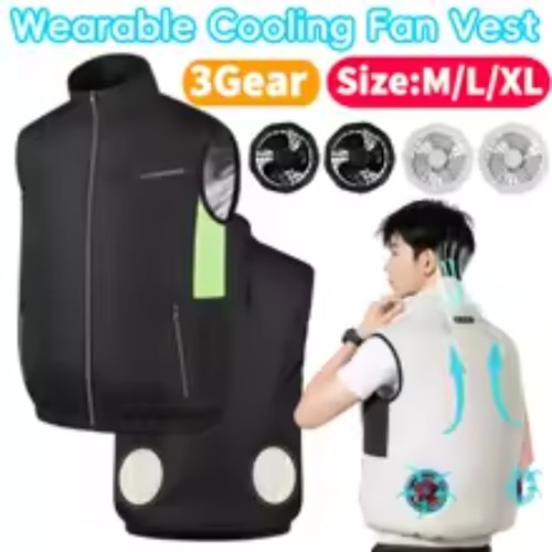 Cooling vest ice fan - ice,