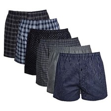 Pack of 6 Boys Woven Boxer