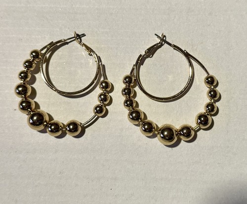 New steve madden hoop - hoop, gold
