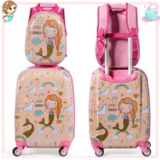 GAINOOM 2 Pcs Kids Luggage Set
