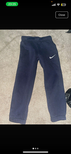 Nike boys navy cotton jogger - navy,