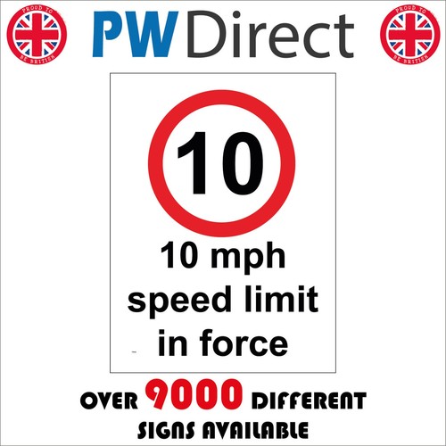 Sign mph speed limit in - mph,