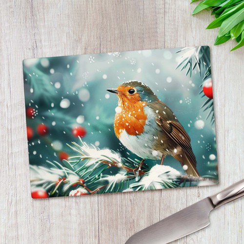 Festive scene red robin xmas - scene,
