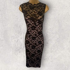 Amy Childs Womens Black Lace