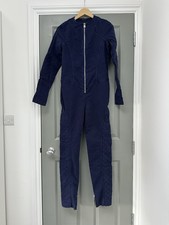 Alexander McQueen Blue Denim Jumpsuit Women's Size 8/ 44