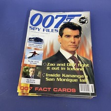 The James Bond 007 Spy Files Magazines Only x 20 Issues Good Condition