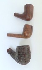 VINTAGE BRIAR PIPE BOWLS & ONE