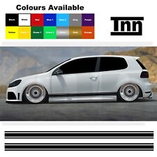For VW Golf Polo Side Stripes