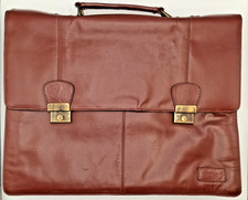 Antler leather satchel - antler,