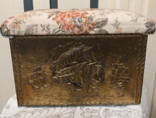 Vintage embossed brass - vintage,