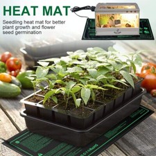 Indoor Plant Seedling Heating Mat Pad Greenhouse Heat Propagator Germination