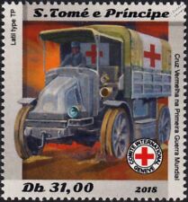 WWI French Army LATIL Type TP Military Wagon Ambulance War Vehicle Stamp (2018)